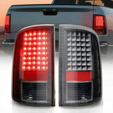 For 2009-2018 Dodge Ram 1500 2500 3500 Smoked Black Housing LED Tube Tail Lights Brake Lamps Assembly Left+Right | Hawkglow